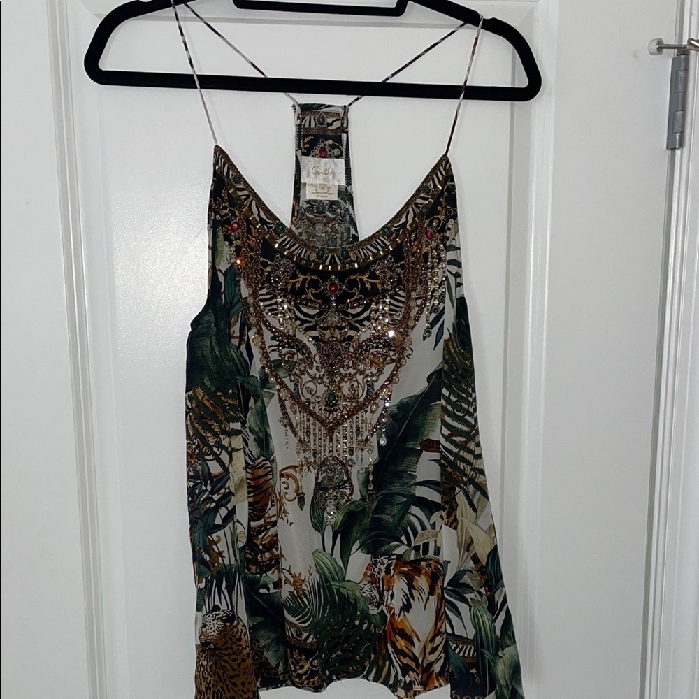 Camilla Embellished T strap Tank - Picture 2 of 13